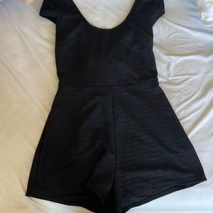 Urban Outfitters Black Toe Back Romper